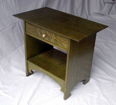 Additional photograph of one of the matching nightstands  ( Temporary pull ).